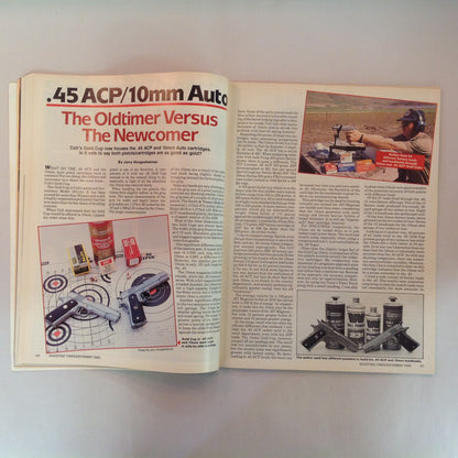 Vintage Dec 1990 Shooting Times Magazine The .45 ACP Single Shot Rifle Challenge Ruger's First 10mm