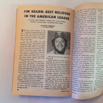 Vintage Sep 1979 Baseball Digest Magazine Tommy John: The Bionic Wonder