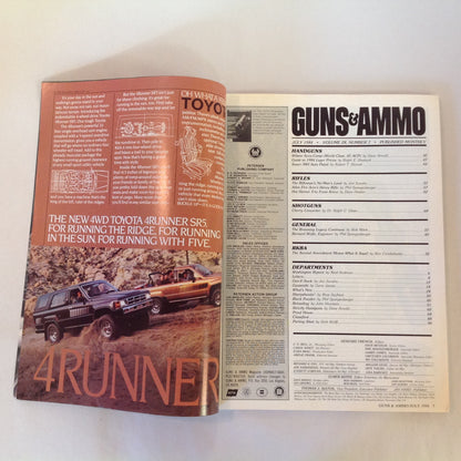 Vintage Jul 1984 Guns & Ammo Magazine Browning's Blueprint Olympic Shooting Preview