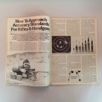 Vintage Jun 1982 Shooting Times Magazine Colt's New MX V .357 Magnum DA Trooper T/C's Stainless Cougar