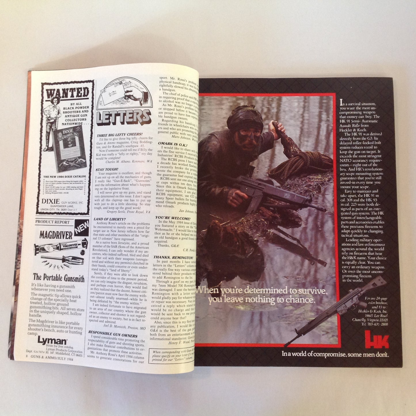 Vintage Jul 1984 Guns & Ammo Magazine Browning's Blueprint Olympic Shooting Preview