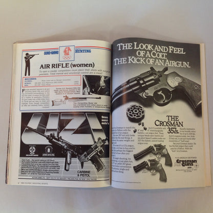 Vintage Jul 1984 Guns & Ammo Magazine Browning's Blueprint Olympic Shooting Preview