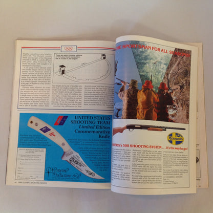 Vintage Jul 1984 Guns & Ammo Magazine Browning's Blueprint Olympic Shooting Preview