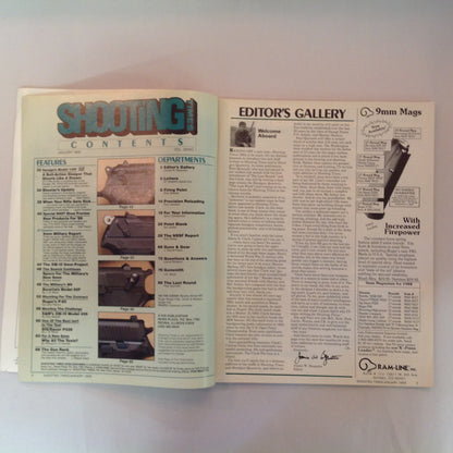 Vintage Jan 1989 Shooting Times Magazine Special 9mm Millitary Report New Guns and Shooting Gear For '89
