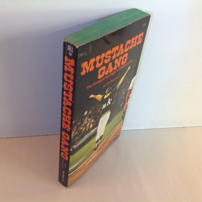 Vintage 1973 Mass Market Paperback Mustache Gang: The Swaggering Saga of Oakland's A's Ron Bergman