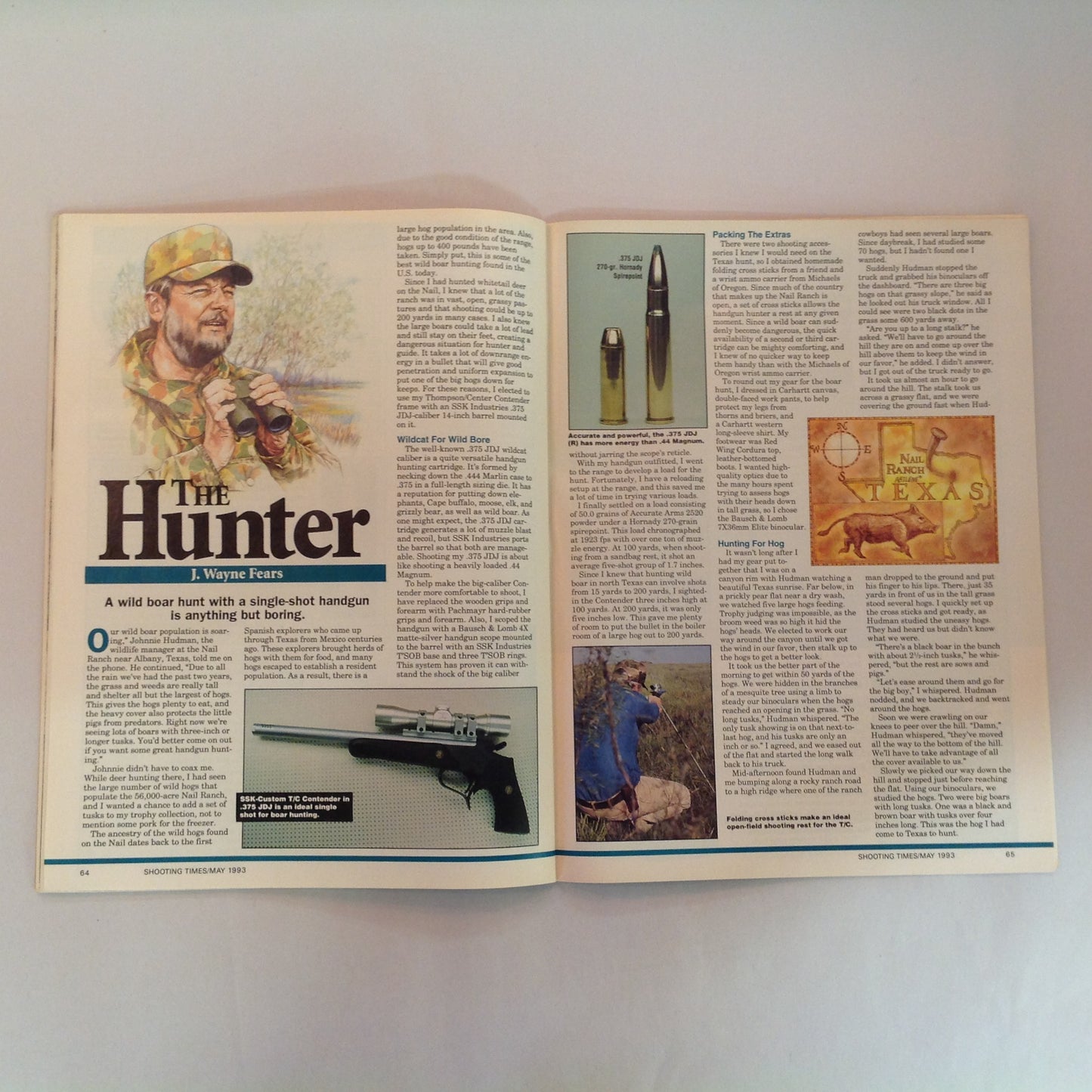 Vintage May 1993 Shooting Times Magazine Taurus Glock 9mm Shooting Test New .22 Rimfire Cartridge 7 Rifle/Handgun Report