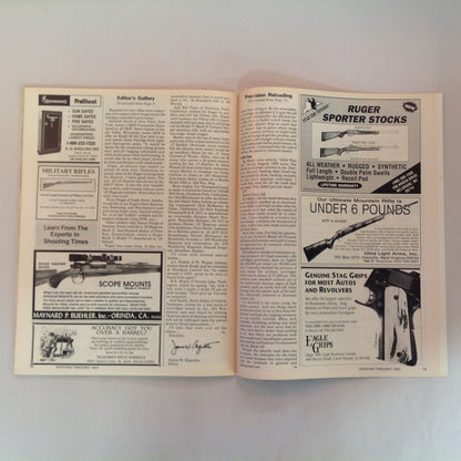 Vintage May 1993 Shooting Times Magazine Taurus Glock 9mm Shooting Test New .22 Rimfire Cartridge 7 Rifle/Handgun Report