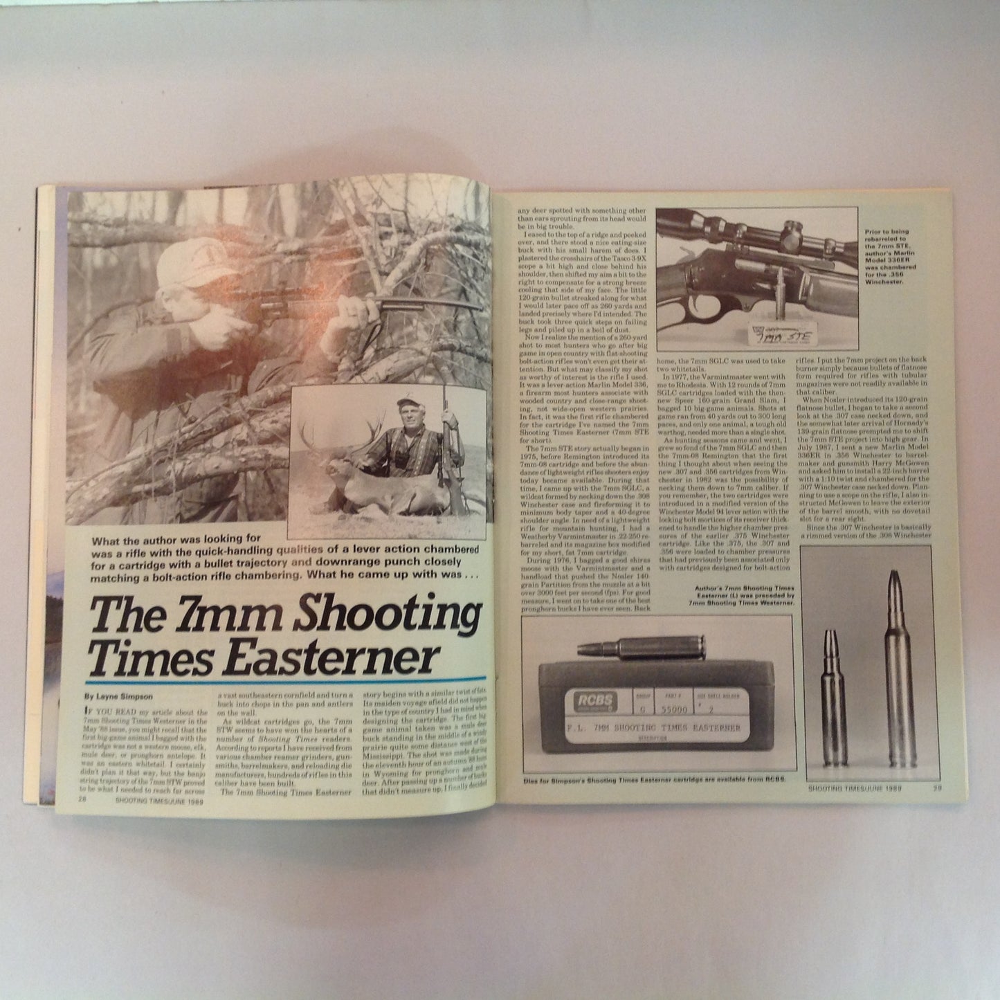 Vintage Jun 1989 Shooting Times Magazine Ruger's First .223 Bolt Rifle Ultimate Long-Range Lever-Action Cartridge