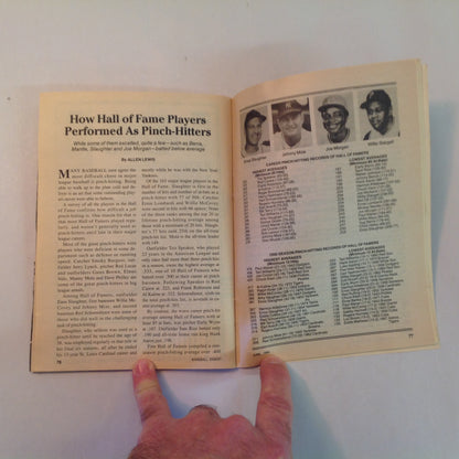 Vintage Jun 1992 Baseball Digest Magazine Who Says Baseball is a Game for Softies? World Series Collision: Gladden Vs. Olson