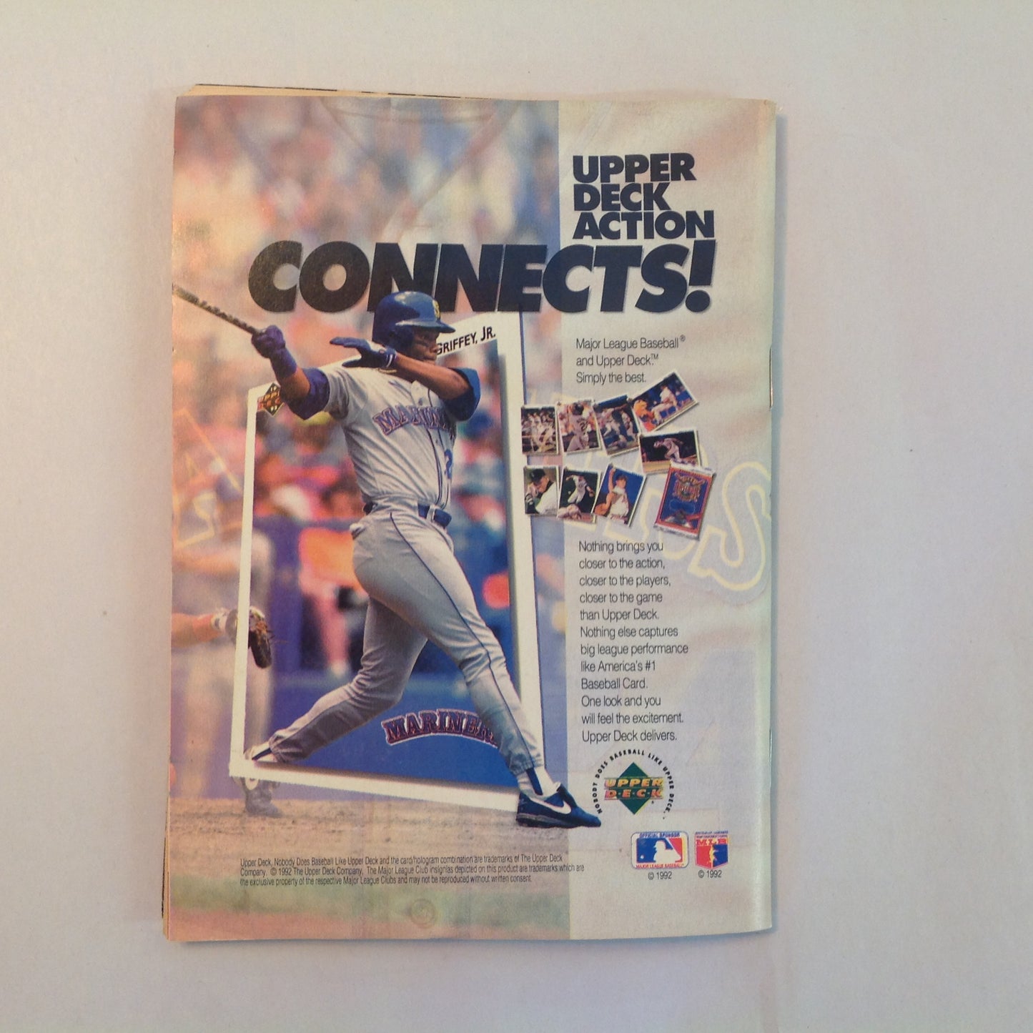 Vintage Jun 1992 Baseball Digest Magazine Who Says Baseball is a Game for Softies? World Series Collision: Gladden Vs. Olson