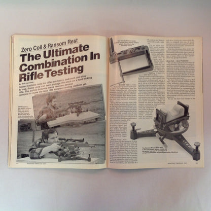 Vintage Jul 1991 Shooting Times Magazine Lever Actions Arizona Rangers Government Model Pistol
