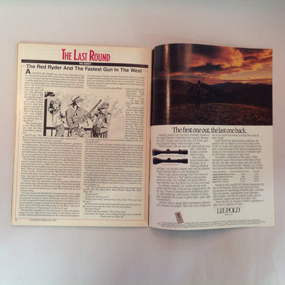 Vintage Jul 1991 Shooting Times Magazine Lever Actions Arizona Rangers Government Model Pistol