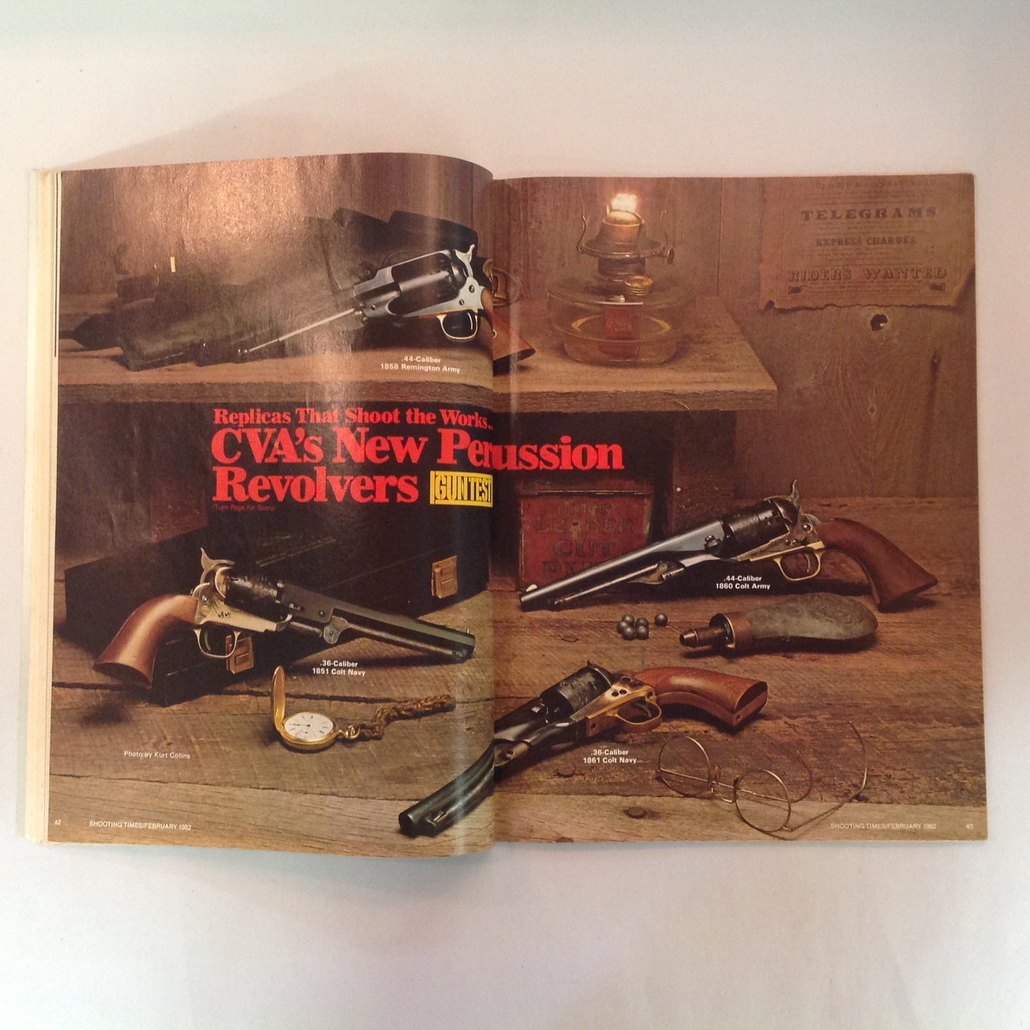 Vintage Feb 1982 Shooting Times Magazine Special Reloading Issue 7mms Magnum Revolvers