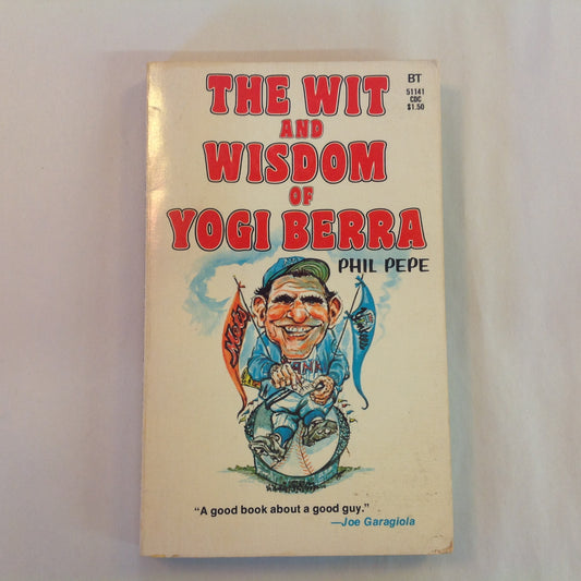 Vintage 1974 Mass Market Paperback The Wit and Wisdom of Yogi Berra Phil Pepe