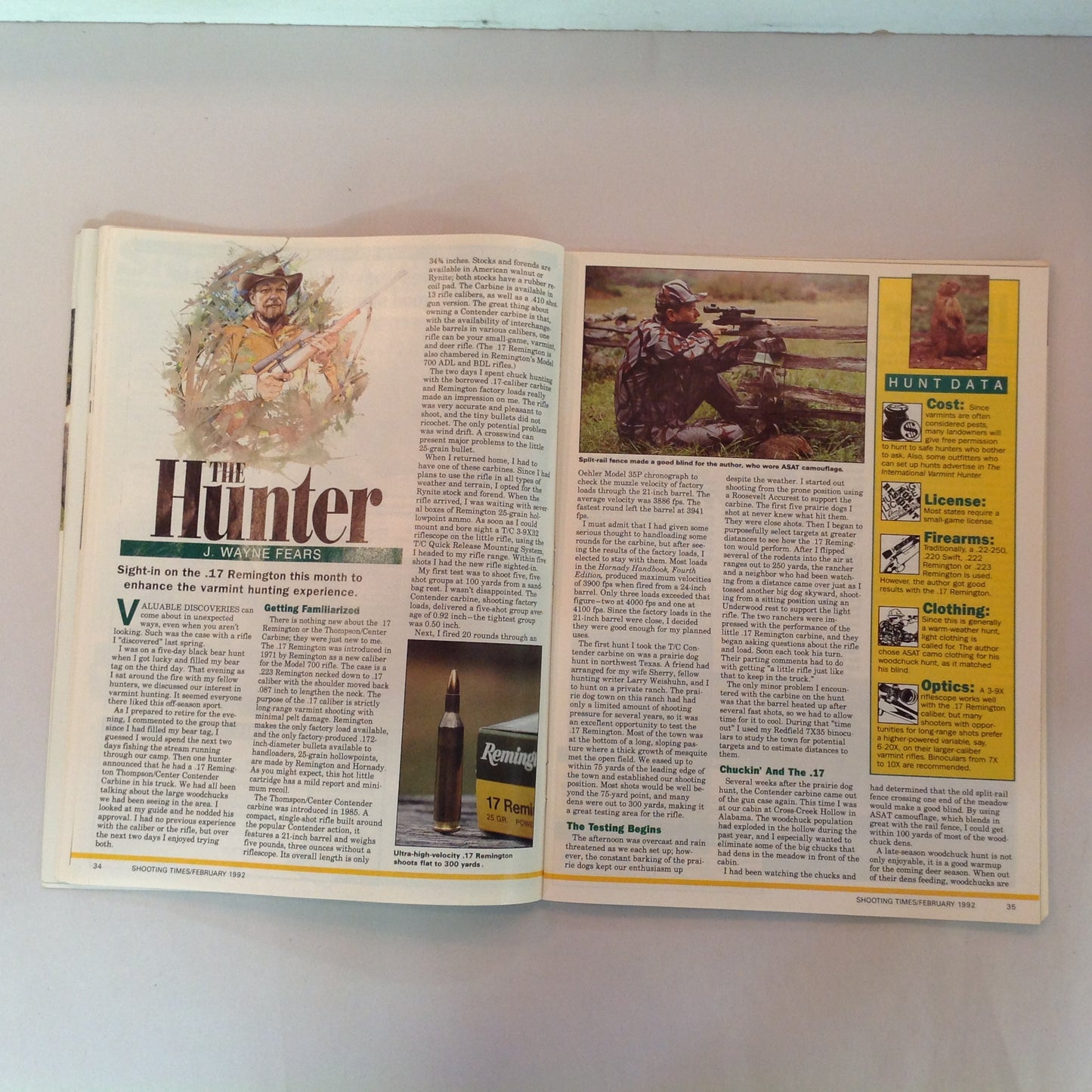 Vintage Feb 1992 Shooting Times Magazine The Magnums: A Terrific Trio Special Reloading Issue