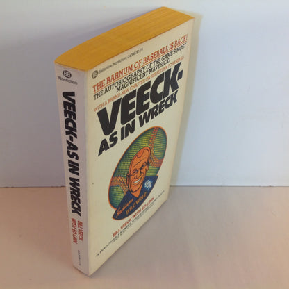 Vintage 1976 Mass Market Paperback Veeck-As In Wreck Bill Veeck with Ed Linn