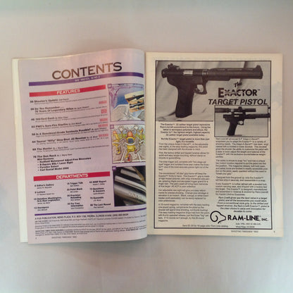 Vintage May 1992 Shooting Times Magazine 100-Yard Dash 1200+ Round Report PMC Rapid Expanding Handgun Ammo