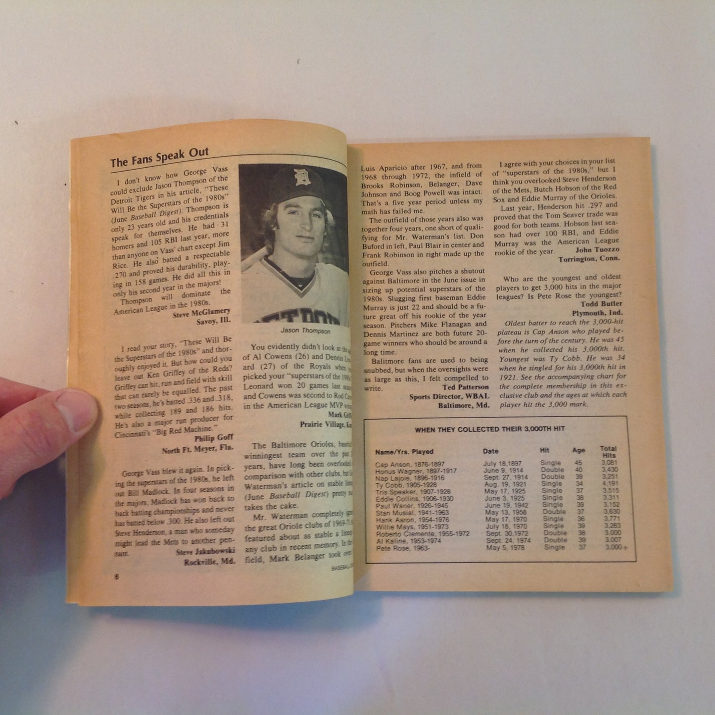 Vintage Aug 1978 Baseball Digest Magazine Why Pitchers Hate to Face Jim Rice