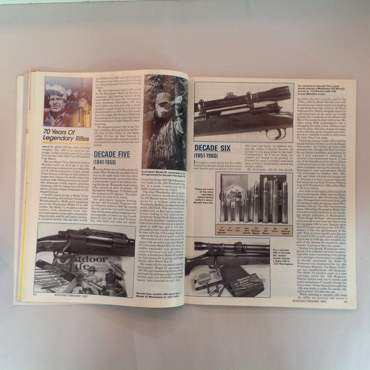 Vintage May 1992 Shooting Times Magazine 100-Yard Dash 1200+ Round Report PMC Rapid Expanding Handgun Ammo