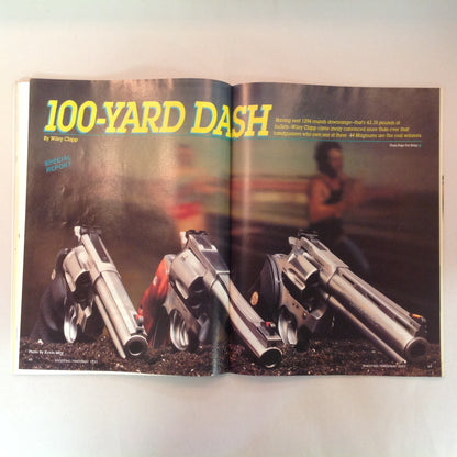 Vintage May 1992 Shooting Times Magazine 100-Yard Dash 1200+ Round Report PMC Rapid Expanding Handgun Ammo