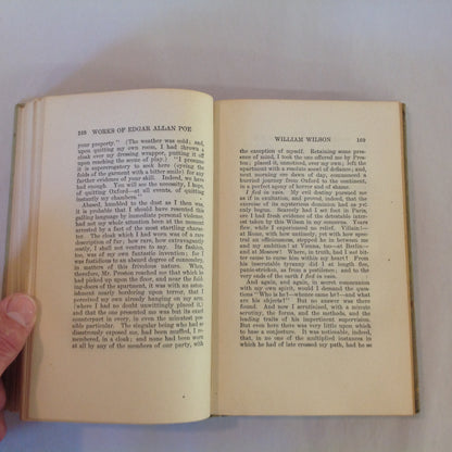 Antique 1904 Hardcover The Works of Edgar Allan Poe Vol III Funk Wagnalls Edition