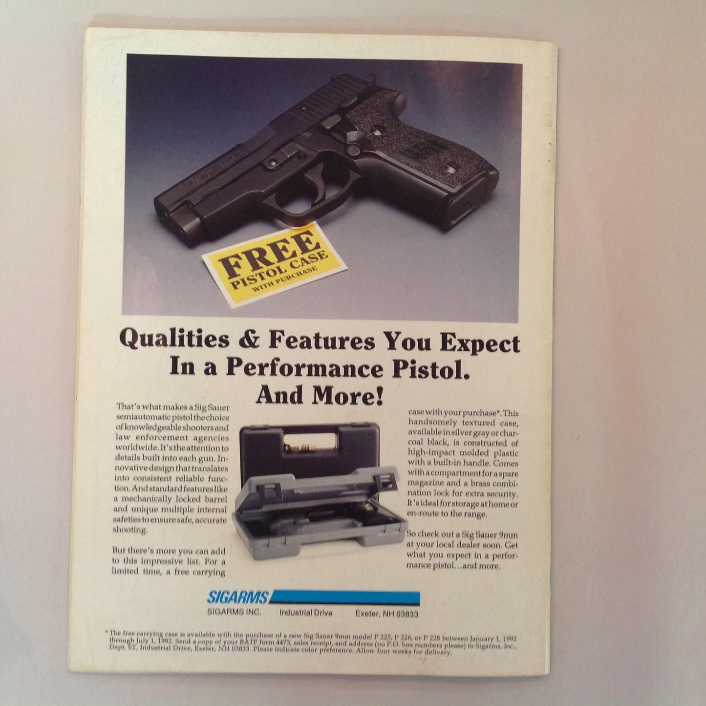 Vintage May 1992 Shooting Times Magazine 100-Yard Dash 1200+ Round Report PMC Rapid Expanding Handgun Ammo