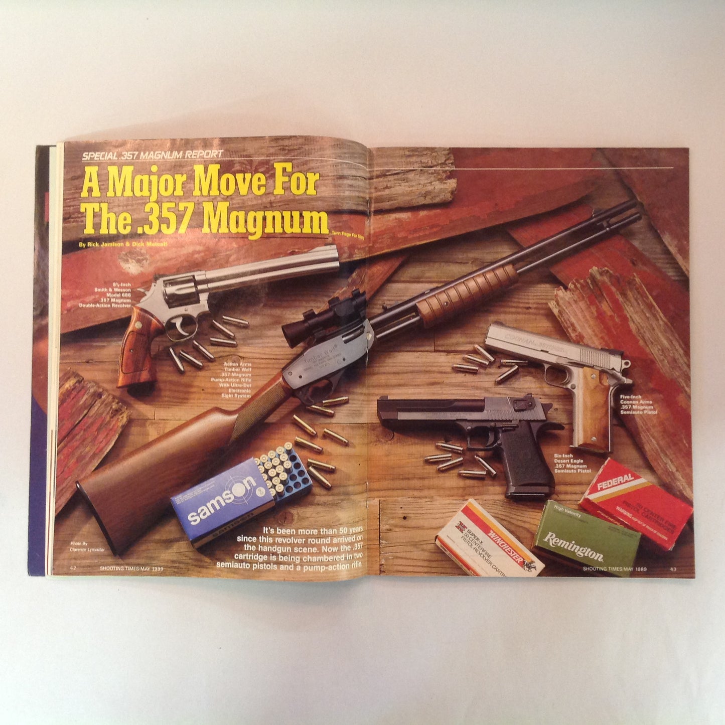 Vintage May 1989 Shooting Times Magazine .357 Magnum Breakthroughs "The Year My Hunting Luck Vanished"
