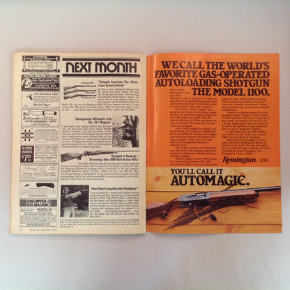 Vintage Sep 1978 Shooting Times Magazine Colt's Ace in the Hole .22 RF in .45 Auto Style Savage M110-S Complete Guide to .22 Magnums
