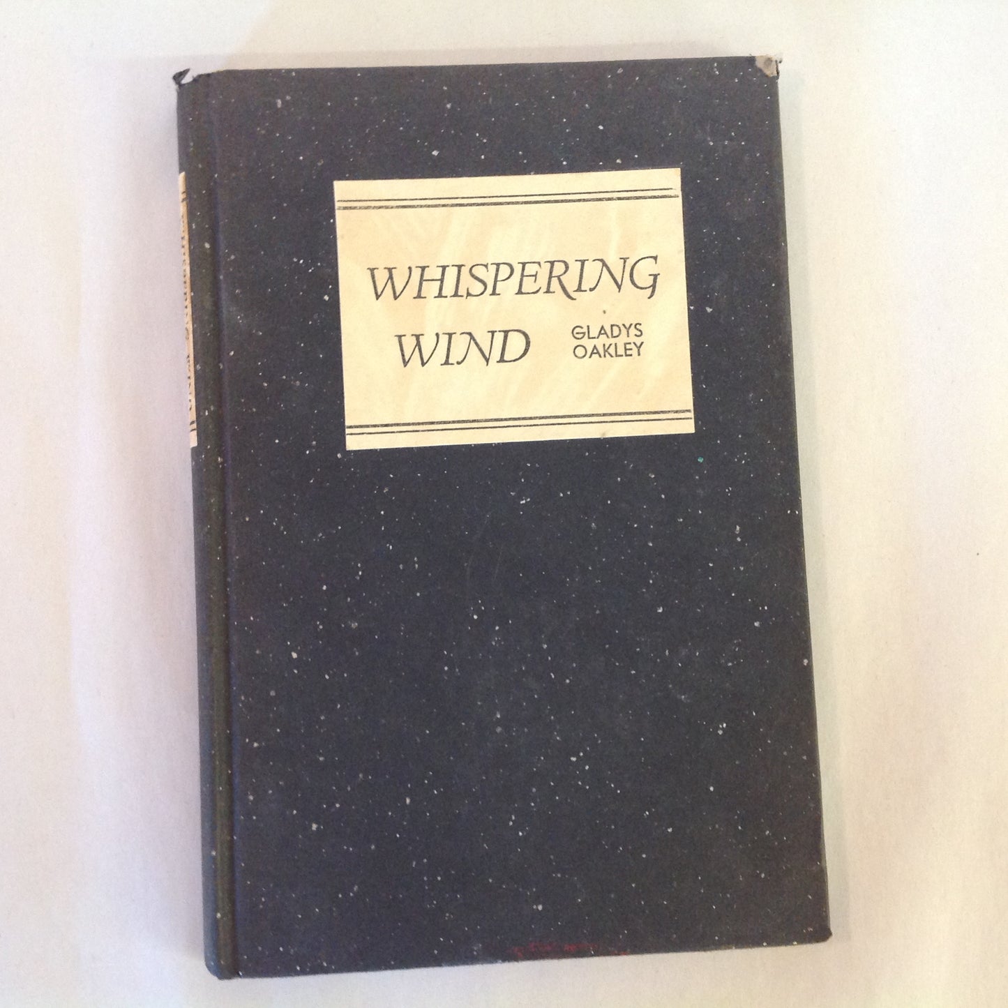 Vintage 1947 Signed Hardcover Whispering Wind Gladys Oakley First Edition Michigan Poetry