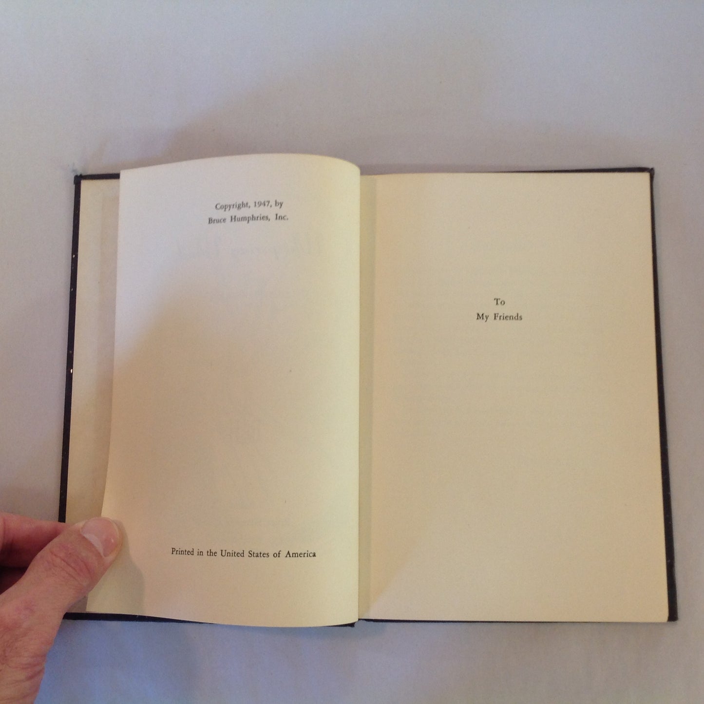 Vintage 1947 Signed Hardcover Whispering Wind Gladys Oakley First Edition Michigan Poetry