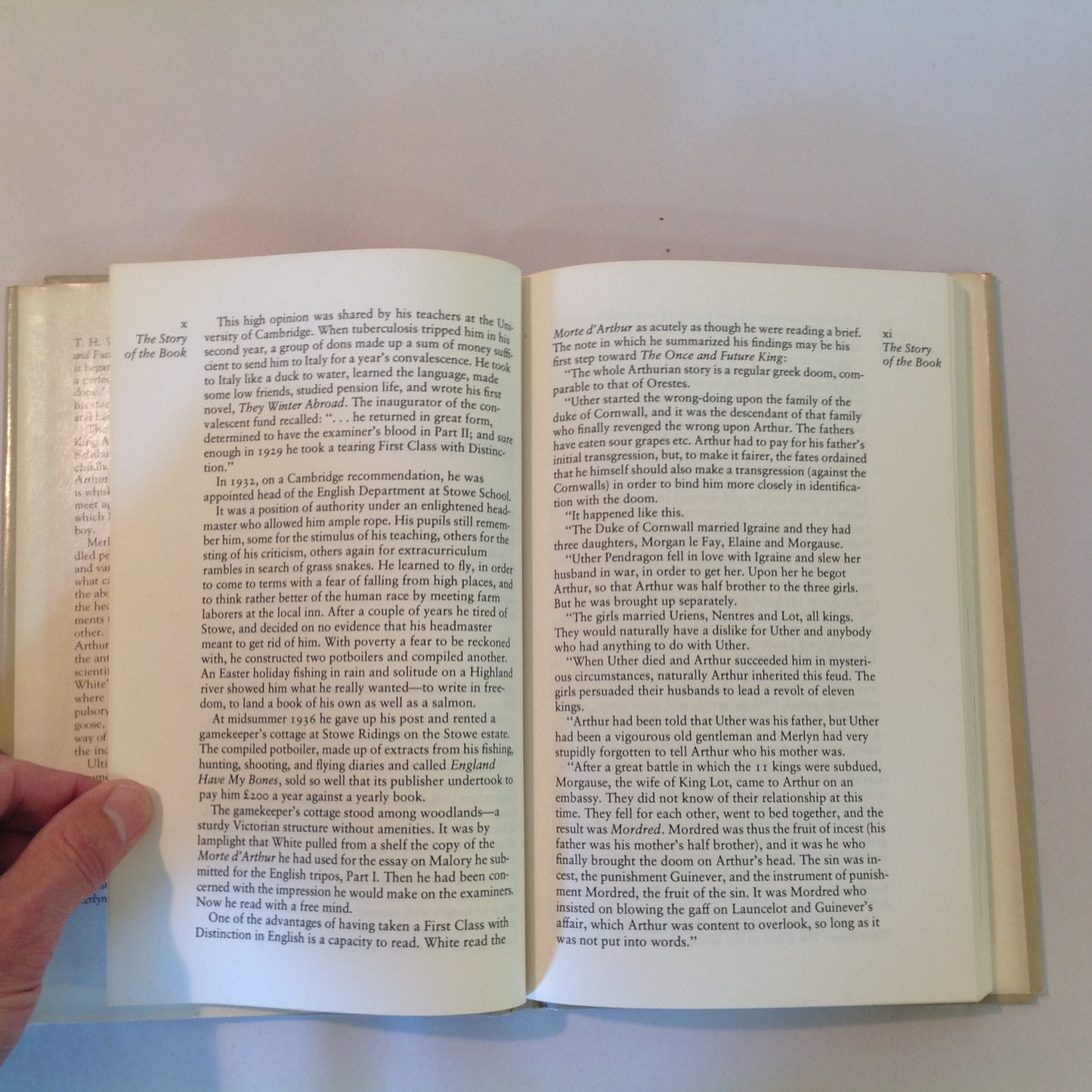 Vintage 1977 Hardcover The Book of Merlyn T. H. White BCE Conclusion to Once and Future King