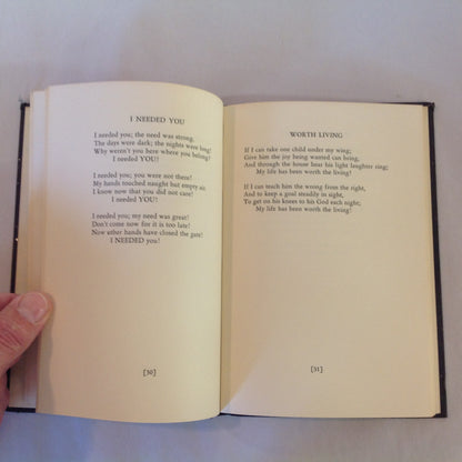 Vintage 1947 Signed Hardcover Whispering Wind Gladys Oakley First Edition Michigan Poetry