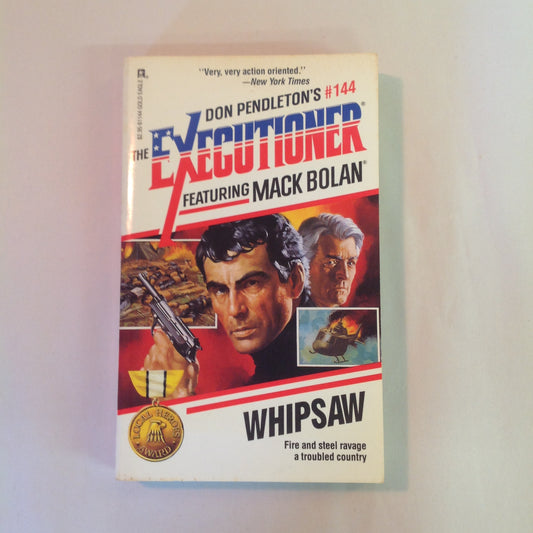 Vintage 1990 Mass Market Paperback The Executioner Featuring Mack Bolan #144: Whipsaw Don Pendleton