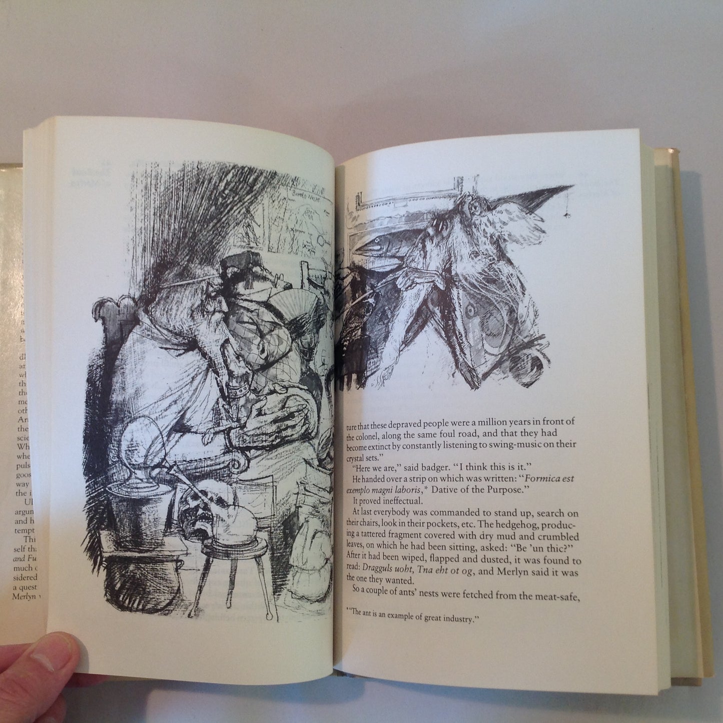 Vintage 1977 Hardcover The Book of Merlyn T. H. White BCE Conclusion to Once and Future King