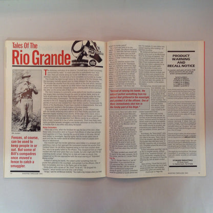 Vintage Jun 1992 Shooting Times Magazine Stainless-Steel Bolt Rifles 10-Shot Revolver .45 Auto Pistols