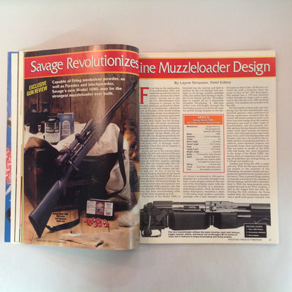 Vintage Oct 2000 Shooting Times Magazine Exclusive: New-Age High-Tech Handguns .460 Rowland Savage Smokeless Powder