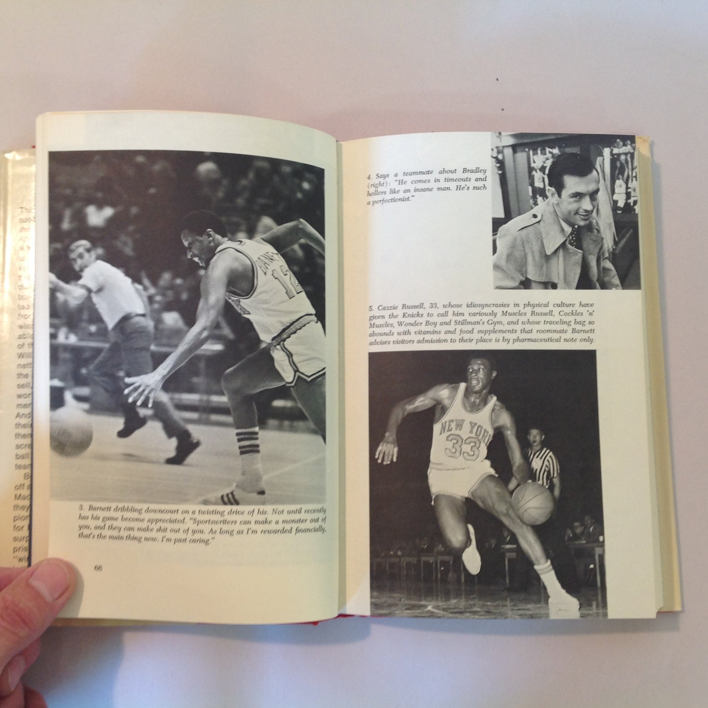 Vintage 1970 Hardcover Miracle On 33rd Street: The N.Y. Knickerbockers' Championship Season Phil Berger First Ed