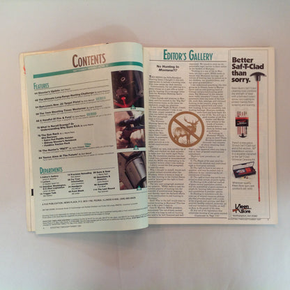 Vintage Sep 1991 Shooting Times Magazine Special Rifle/Handgun Hunting Issue Long-Range Rifle Challenge .475 Magnum Ram-Line .22 Pistol