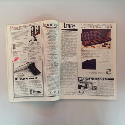 Vintage Sep 1991 Shooting Times Magazine Special Rifle/Handgun Hunting Issue Long-Range Rifle Challenge .475 Magnum Ram-Line .22 Pistol