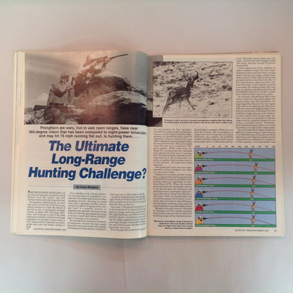 Vintage Sep 1991 Shooting Times Magazine Special Rifle/Handgun Hunting Issue Long-Range Rifle Challenge .475 Magnum Ram-Line .22 Pistol