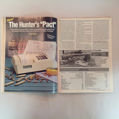Vintage Sep 1991 Shooting Times Magazine Special Rifle/Handgun Hunting Issue Long-Range Rifle Challenge .475 Magnum Ram-Line .22 Pistol