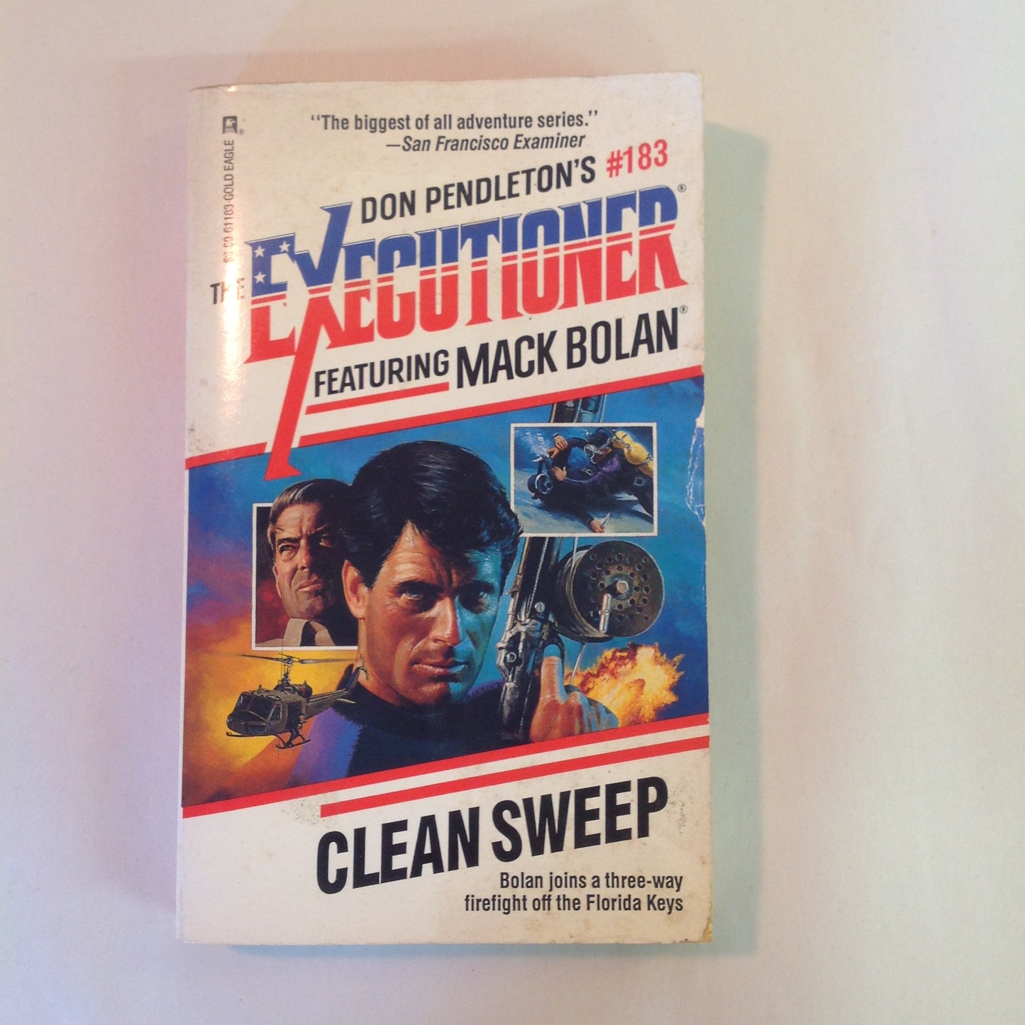 Vintage 1994 Mass Market Paperback The Executioner Featuring Mack Bolan #183: Clean Sweep