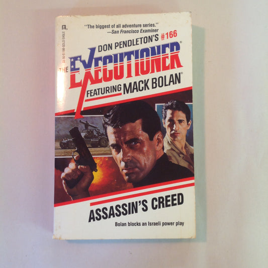 Vintage 1992 Mass Market Paperback The Executioner Featuring Mack Bolan #166: Assassin's Creed Don Pendleton