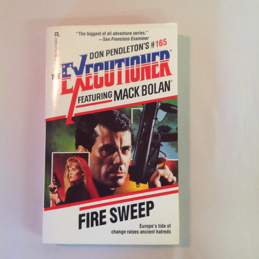 Vintage 1992 Mass Market Paperback The Executioner Featuring Mack Bolan #165: Fire Sweep Don Pendleton