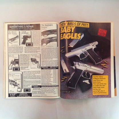 Vintage Aug 1993 Shooting Times Magazine 35-Gun Report: 9mm Auto Pistol Buyer's Guide Special Rifle Report