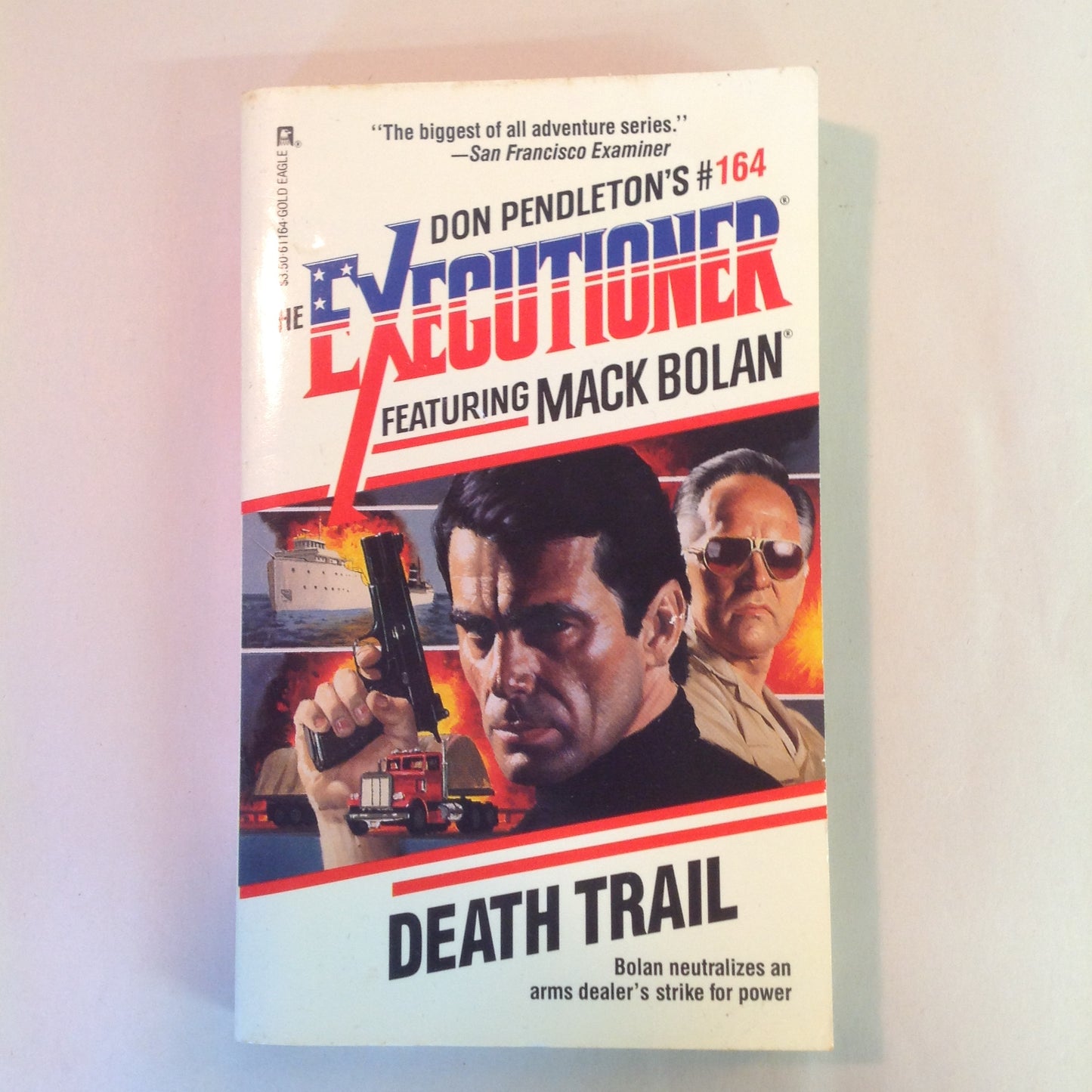 Vintage 1992 Mass Market Paperback The Executioner Featuring Mack Bolan #164: Death Trail Don Pendleton