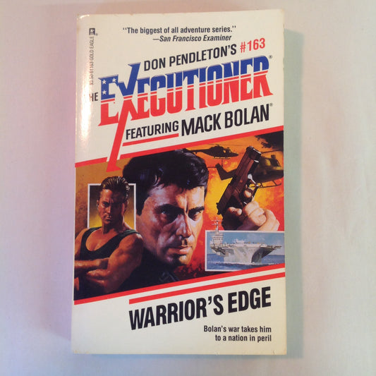 Vintage 1992 Mass Market Paperback The Executioner Featuring Mack Bolan #163 Warrior's Edge Don Pendleton