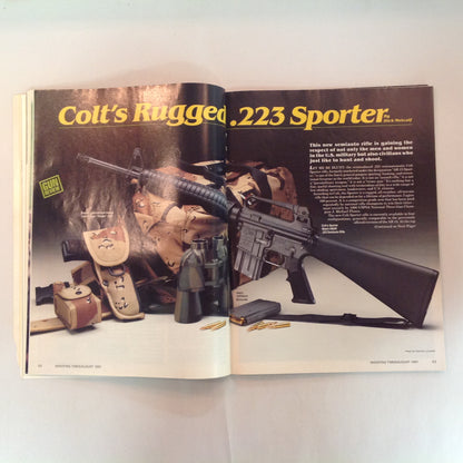 Vintage Aug 1991 Shooting Times Magazine Ruger's .45 Auto Is Ready Colt's .223 Binoculars for Hunting