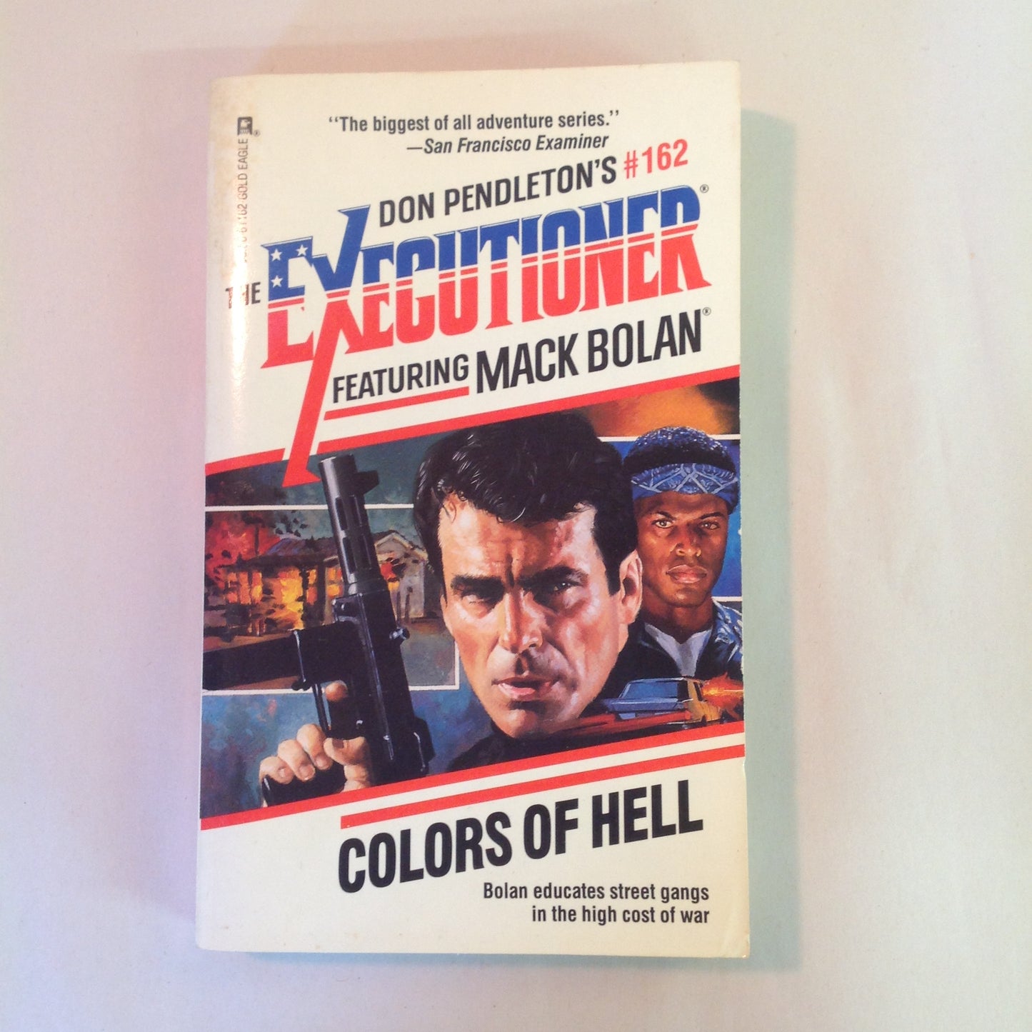 Vintage 1992 Mass Market Paperback The Executioner Featuring Mack Bolan #162: Colors of Hell Don Pendleton