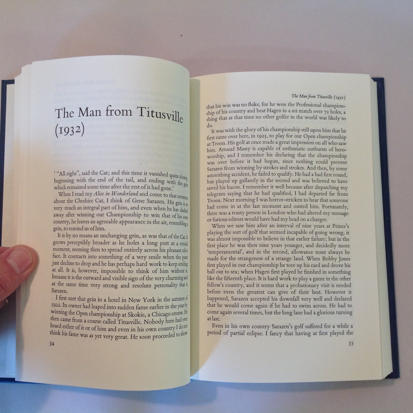 Vintage 1986 Hardcover Mostly Golf: A Bernard Darwin Anthology Peter Ryde, Editor C&G First